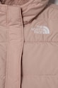 Fete The North Face geaca de puf pentru copii G NORTH DOWN FLEECE LINED PARKA NF0A82Y9 roz
