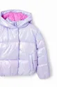 ροζ Παιδικό μπουφάν Desigual 23WGEW01 PADDED SHORT OVERCOAT