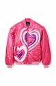 Desigual kurtka bomber dziecięca 23WGEW02 różowy AW23