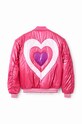 Fete Desigual geaca bomber pentru copii 23WGEW02 roz