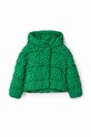 Παιδικό μπουφάν Desigual 23WGEW04 πράσινο AW23