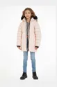 roza Dječja jakna Calvin Klein Jeans Za djevojčice