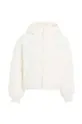 bela Otroška jakna Tommy Hilfiger Dekliški