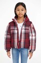 Tommy Hilfiger kurtka dziecięca pozostałe bordowy KG0KG07809.98.122.9BYX