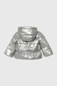United Colors of Benetton kurtka dziecięca 22Z0GN01Q.P.SEASONAL srebrny AW23