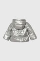 Detská bunda United Colors of Benetton 22Z0GN01Q.P.SEASONAL strieborná AW23