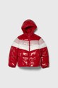 Dětská bunda United Colors of Benetton s podšívkou červená 2O3ACN02P.G.SEASONAL