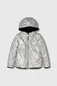 срібний Дитяча двостороння куртка Guess Для дівчаток