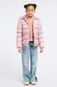 розовый Детская пуховая куртка Guess Для девочек