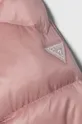 ružová Detská páperová bunda Guess