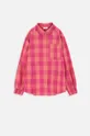 różowy Coccodrillo koszula bawełniana dziecięca ZC3140101PUJ PEPPED UP JUNIOR Dziewczęcy