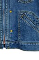 Mini Rodini bezrękawnik jeansowy dziecięcy Mini Rodini x Wrangler 2381010360 niebieski
