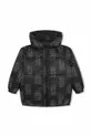 μαύρο Αναστρέψιμο παιδικό μπουφάν DKNY