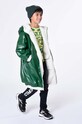 Детская двусторонняя куртка Karl Lagerfeld с капюшоном зелёный Z16162.162.174