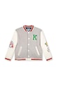 Kenzo Kids kurtka bomber dziecięca nieocieplane szary K26096