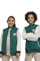 adidas Originals geaca bomber pentru copii cu captuseala verde IJ9776