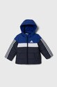 adidas gyerek dzseki enyhén szigetelt sötétkék IL6081