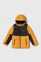 Дитяча куртка Columbia U Pike Lake II Hdd Jacke з підкладкою жовтий 2050351