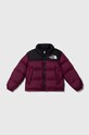 Detská páperová bunda The North Face 1996 RETRO NUPTSE JACKET zateplené fialová NF0A82UD