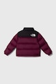 The North Face kurtka puchowa dziecięca 1996 RETRO NUPTSE JACKET NF0A82UD fioletowy AW23