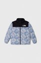 The North Face geaca de puf pentru copii 1996 RETRO NUPTSE JACKET cu captuseala albastru NF0A82UD