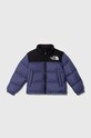 The North Face kurtka puchowa dziecięca 1996 RETRO NUPTSE JACKET bez kaptura niebieski NF0A82UD