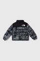 The North Face geaca de puf pentru copii 1996 RETRO NUPTSE JACKET NF0A82UD negru AW23