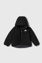 crna Dvostrana jakna za bebe The North Face REVERSIBLE PERRITO HOODED JACKET Dječji