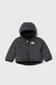 The North Face kurtka dwustronna niemowlęca REVERSIBLE PERRITO HOODED JACKET NF0A7WOR czarny AW23