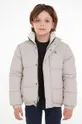 szary Calvin Klein Jeans kurtka dwustronna dziecięca Dziecięcy