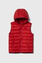 United Colors of Benetton vesta copii cu captuseala rosu 2TWDGJ006.P.SEAS.9BYX