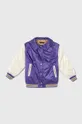 Otroška jakna Sisley vijolična