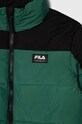 Chłopiec Fila kurtka dziecięca THALWENDEN blocked puff jacket FAT0367 zielony