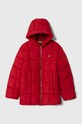 Dětská bunda United Colors of Benetton s podšívkou červená 2WU0CN02J.G.SEASONAL