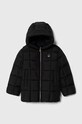 Dětská bunda United Colors of Benetton s podšívkou černá 2WU0CN02J.G.SEASONAL