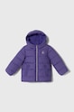 Dětská bunda United Colors of Benetton s podšívkou fialová 2WU0GN01J.P.SEASONAL