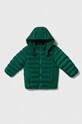 United Colors of Benetton geaca copii cu captuseala verde 2KL9GN01S.P.SEASONAL