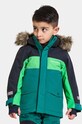 Didriksons geaca de iarna pentru copii BJÄRVEN KIDS PARKA cu captuseala verde 504898