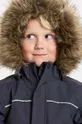 granatowy Didriksons kurtka zimowa dziecięca KURE KIDS PARKA