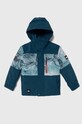 Дитяча гірськолижна куртка Quiksilver MISSION PRINTED SNJT з утепленням блакитний EQBTJ03155