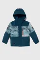 голубой Детская лыжная куртка Quiksilver MISSION PRINTED SNJT Детский