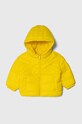 United Colors of Benetton kurtka dziecięca pozostałe żółty 2VBSGN023.P.SEASONAL