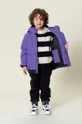 vijolična Otroška vodoodporna jakna Gosoaky SMOOTH LION
