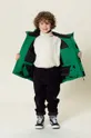 зелений Дитяча гірськолижна куртка Gosoaky FAMOUS DOG