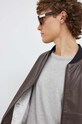 Bruuns Bazaar kurtka bomber skórzana BBM2291