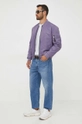 Calvin Klein giacca bomber violetto