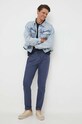 Calvin Klein Jeans kurtka jeansowa J30J323319 niebieski AW23