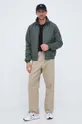 Μπουφάν bomber Calvin Klein Jeans πράσινο