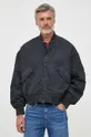 črna Bomber jakna Calvin Klein Jeans