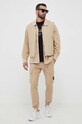 Calvin Klein Jeans kurtka J30J323704 beżowy AW23